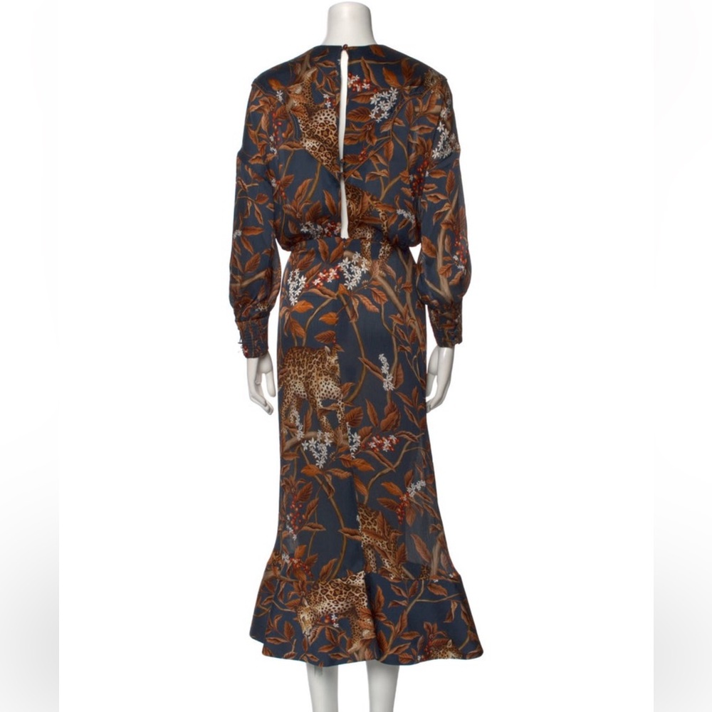 NWOT  Johanna Ortiz Elegant Floral Print Dress - Picture 14 of 16